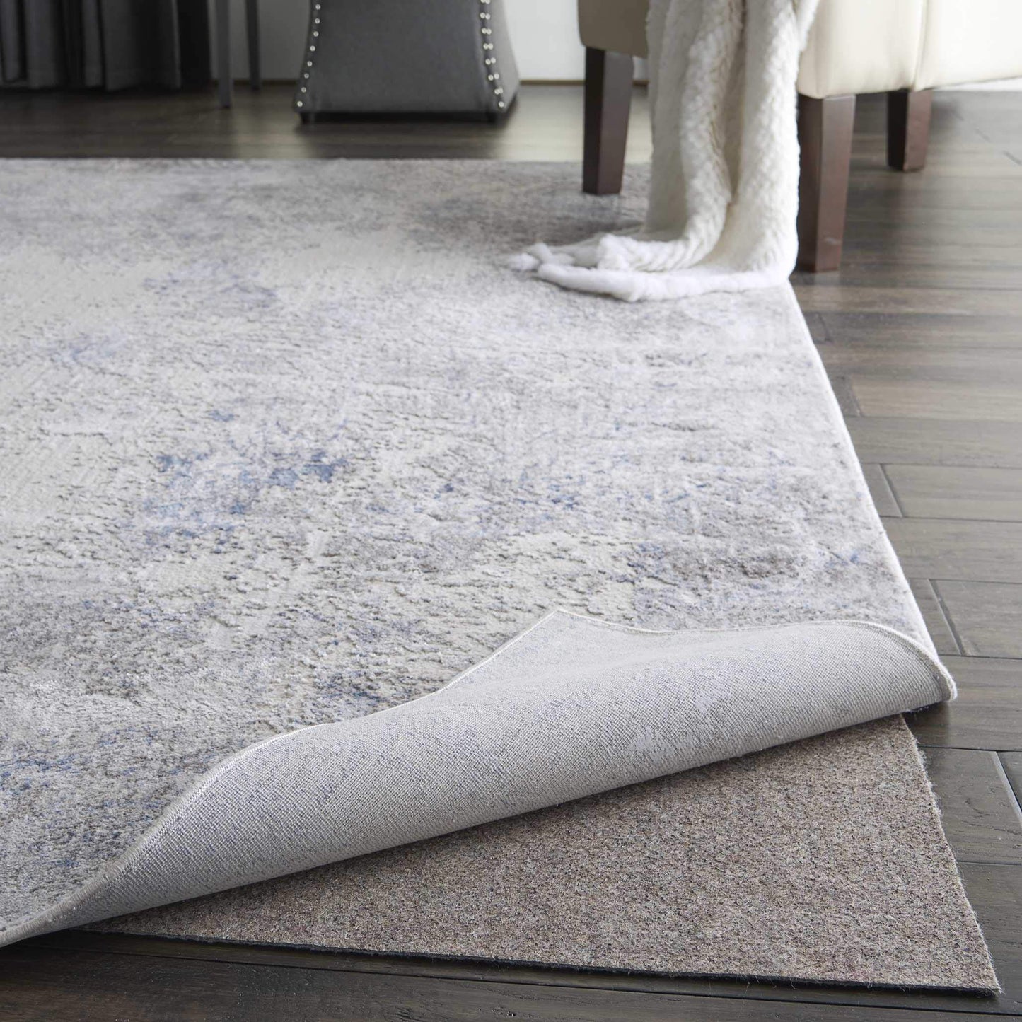 Nourison Home RugLoc Basic Grey 1'8" x 3'4" Non-Slip Rug Pad, (2x3)