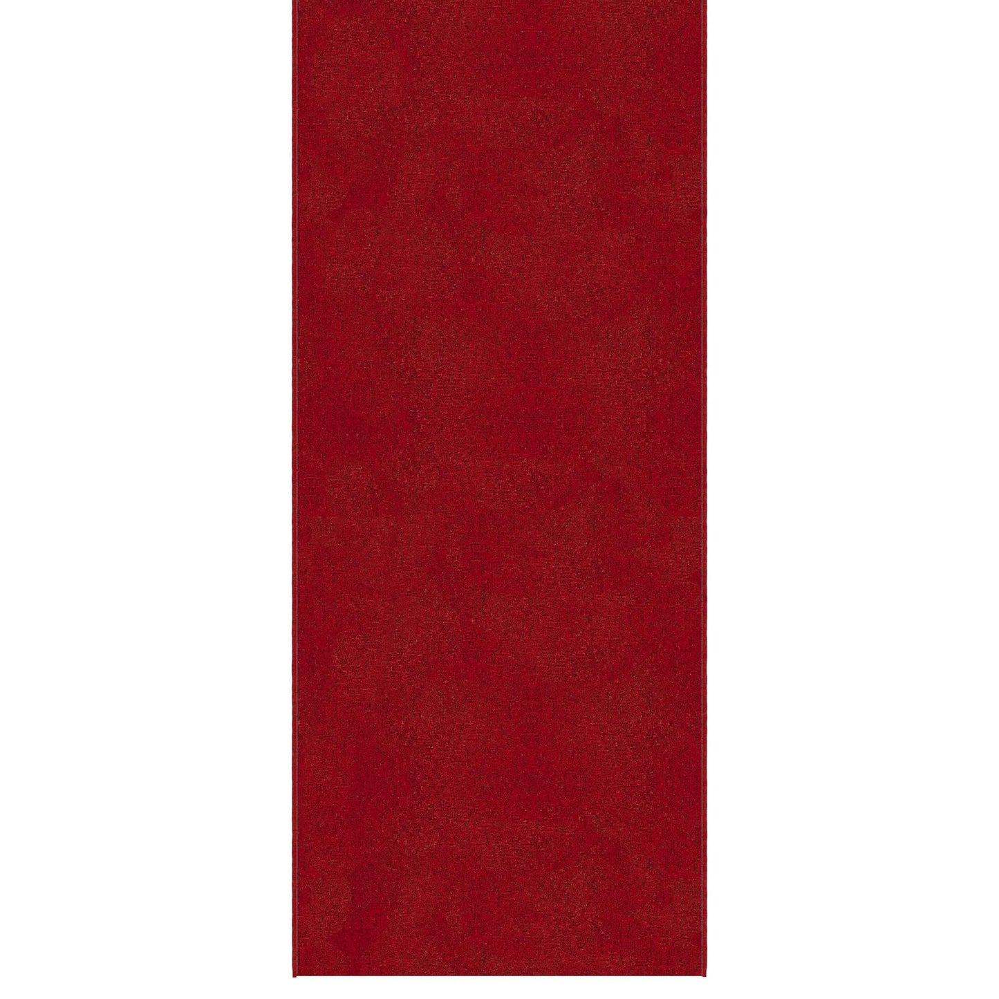 Ottomanson 2'7" x 15' Ultra-Thin Hallway Runner Rug - Durable Non-Slip Carpet for High-Traffic Areas - Fits Under Doors for Seamless Entry - Ideal for Kitchen, Entryway, Bedroom & Living Room, Red