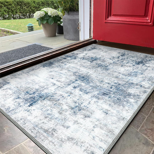 Door Mat, Front Indoor Doormat 24"x36" Non Slip Entryway Rug Indoor, Washable Small Rug for Bedroom Kitchen Bathroom Laundry Low Profile(2x3 Feet)