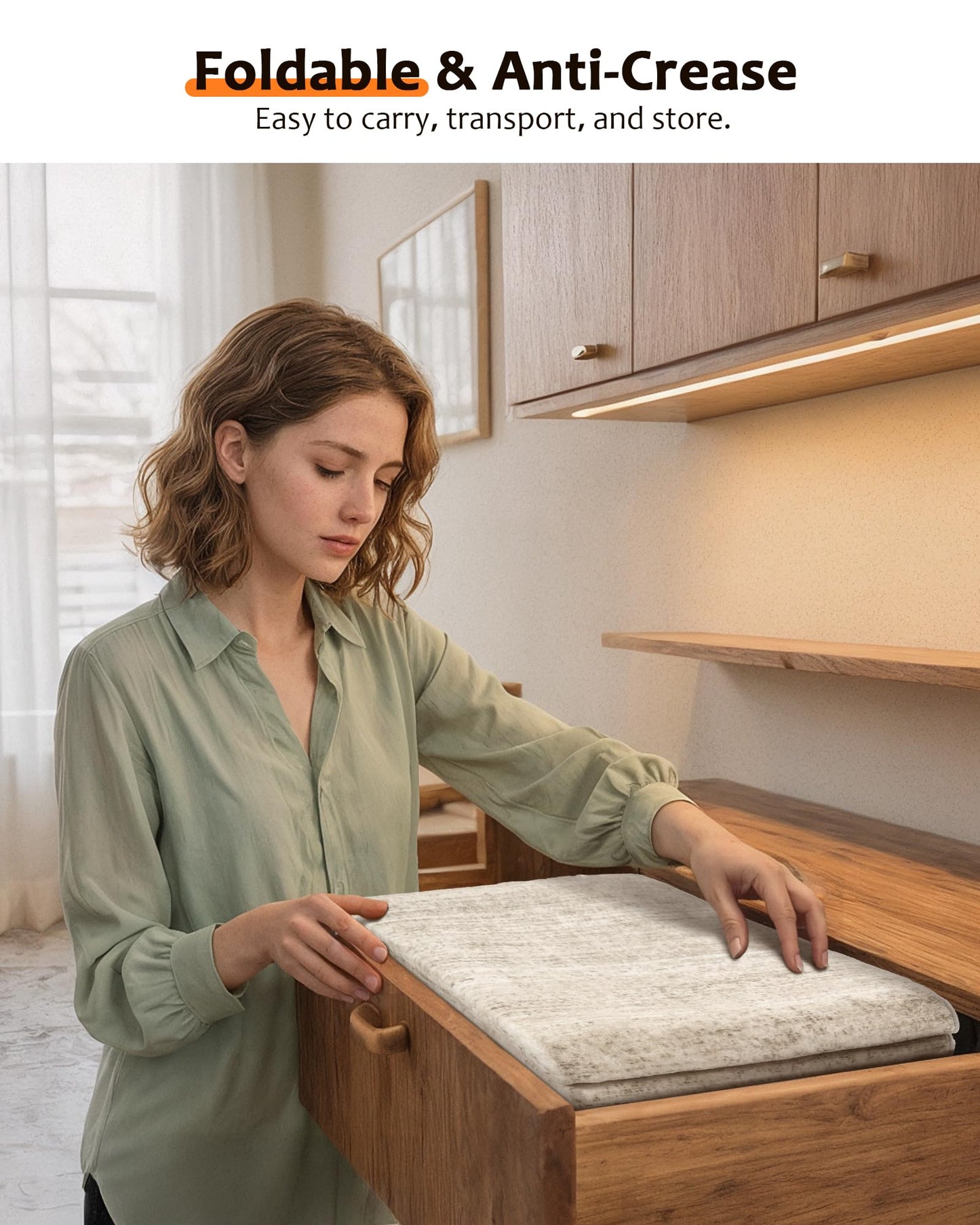 Art&Tuft Washable Runner Rug - 2x8 Hallway Runner Rug Non-Slip, Soft Low Pile Kitchen Rug Runners for Hallways, Entryway, Bedroom, Living Room, Beige