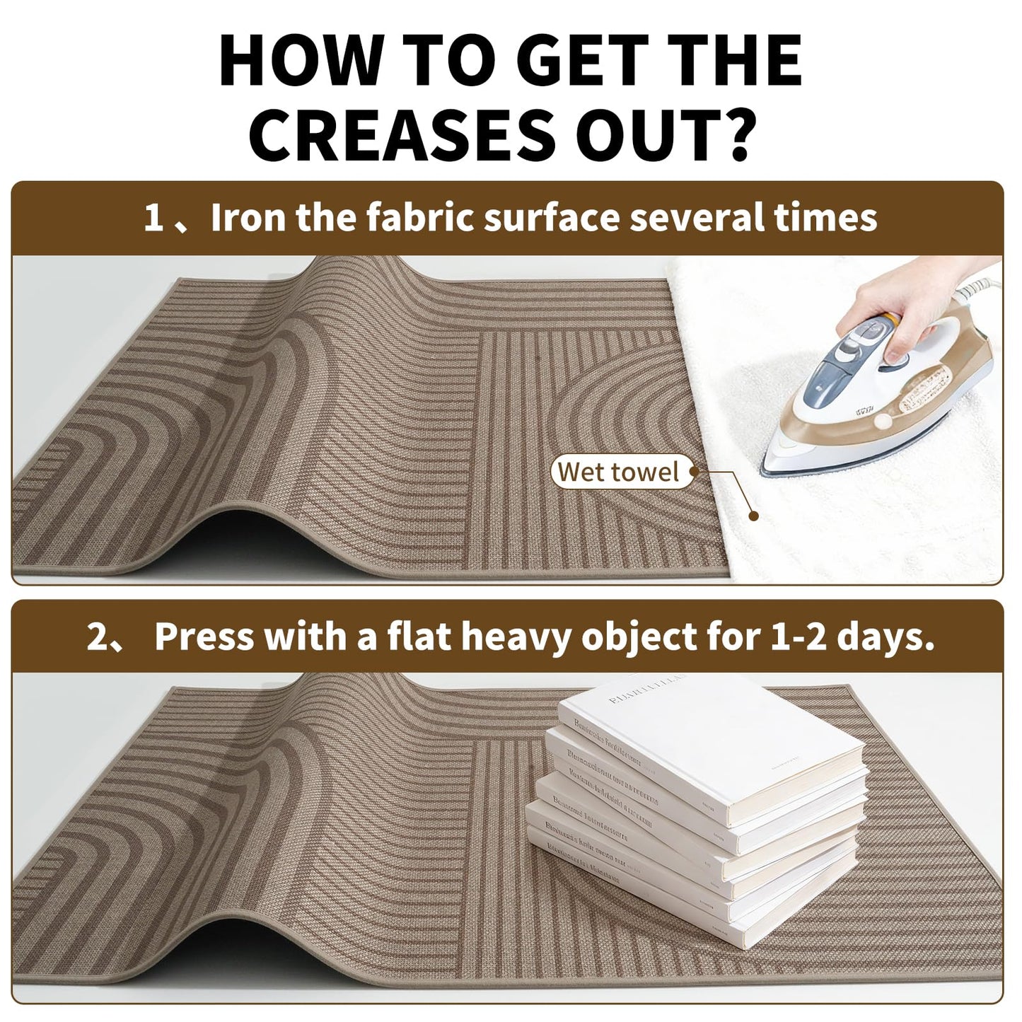 QiCaiJia Front Door Mat 31''x47'', Non Slip Absorbent Dirt Resist Washable Low-Profile Indoor Doormat, Easy Clean Welcome Entryway Door Mats, Grey