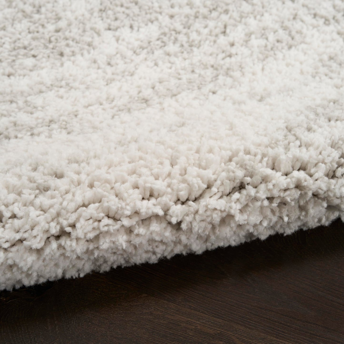 Nourison Home Modern Shag Ivory Grey 5'3" x 7' Area Rug - Easy Clean, Non Shedding, Bed Room, Living Room, Dining Room, Kitchen (5' x 7')