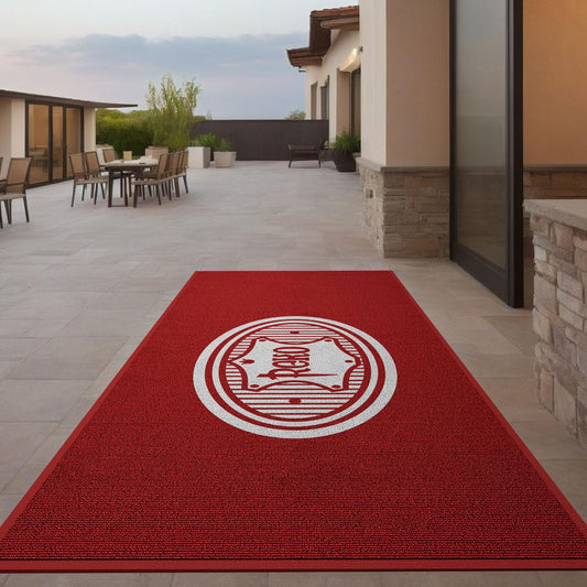 NCBUSWY Custom Commercial Carpet with Any Logo Text Size Color