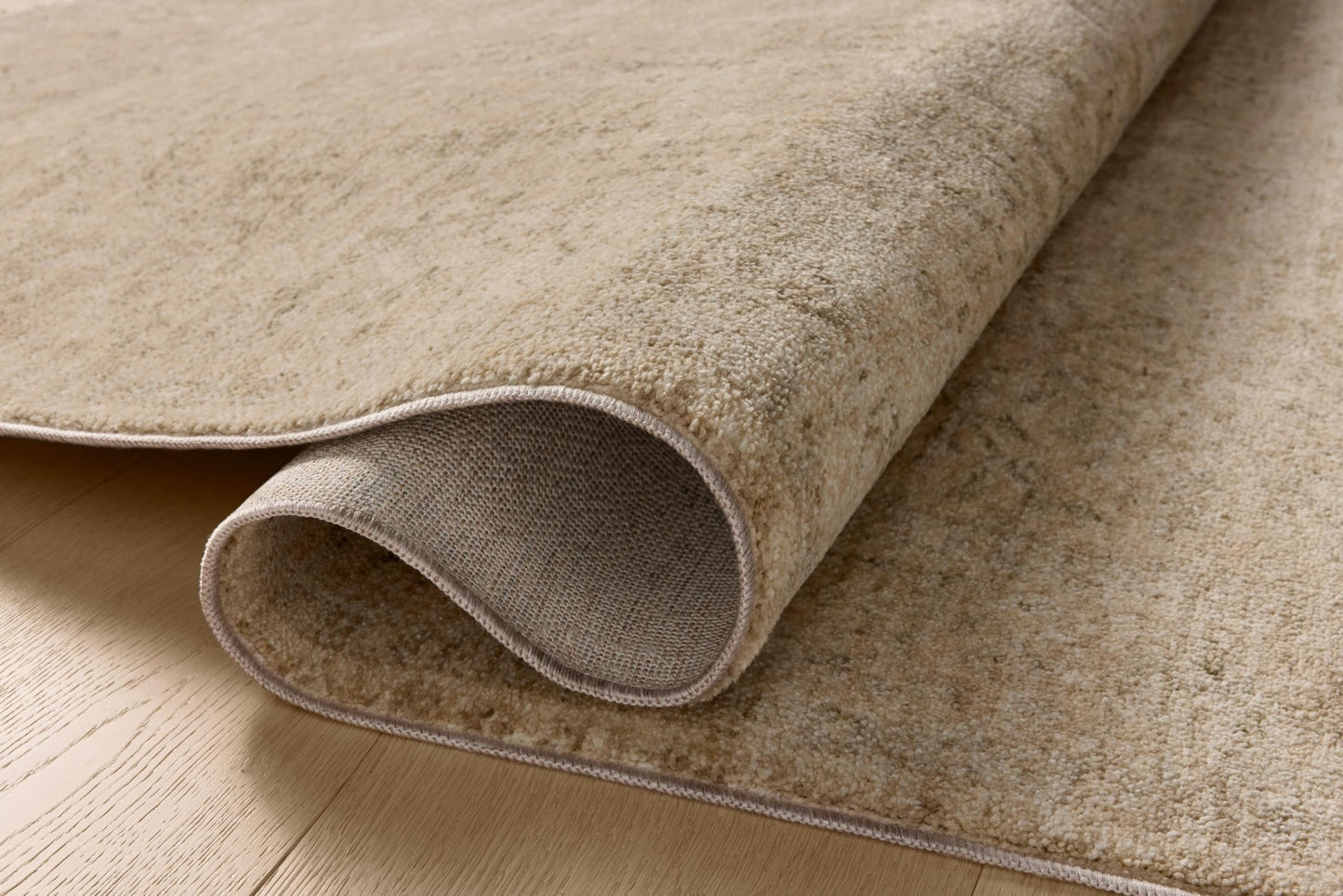 Loloi Magnolia Home by Joanna Gaines Junie Collection JUE-02 Oatmeal/Smoke 11'-6" x 15'-7", .38" Pile Height, Area Rug