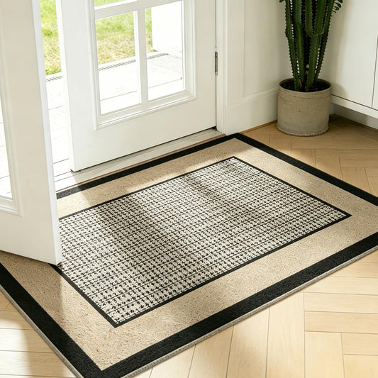 Dirt Trapper Mud Mat for Dog Muddy Paws, Non-Slip Washable Low Profile Doormat, Absorbent Stain Fade Resistant Quick Dry Entrance Mat for Indoor Outdoor Front Back Door Entryway Patio Porch(Mist)