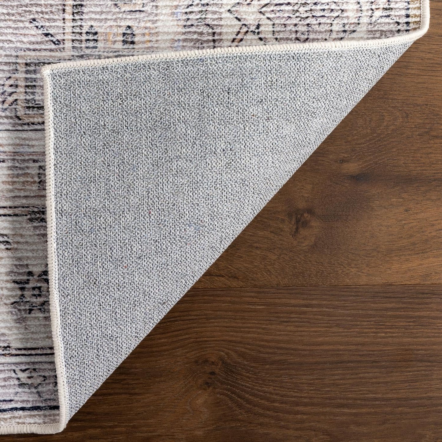 Nuloom Splashguard Kaleen Grey/Ivory, 5' x 8', Vintage, Soft and Cozy, High Traffic, Stain Resistant, Easy Clean, Durable, Machine Washable Area Rug for Bedroom, Living Room, Dining, Den, Foyer