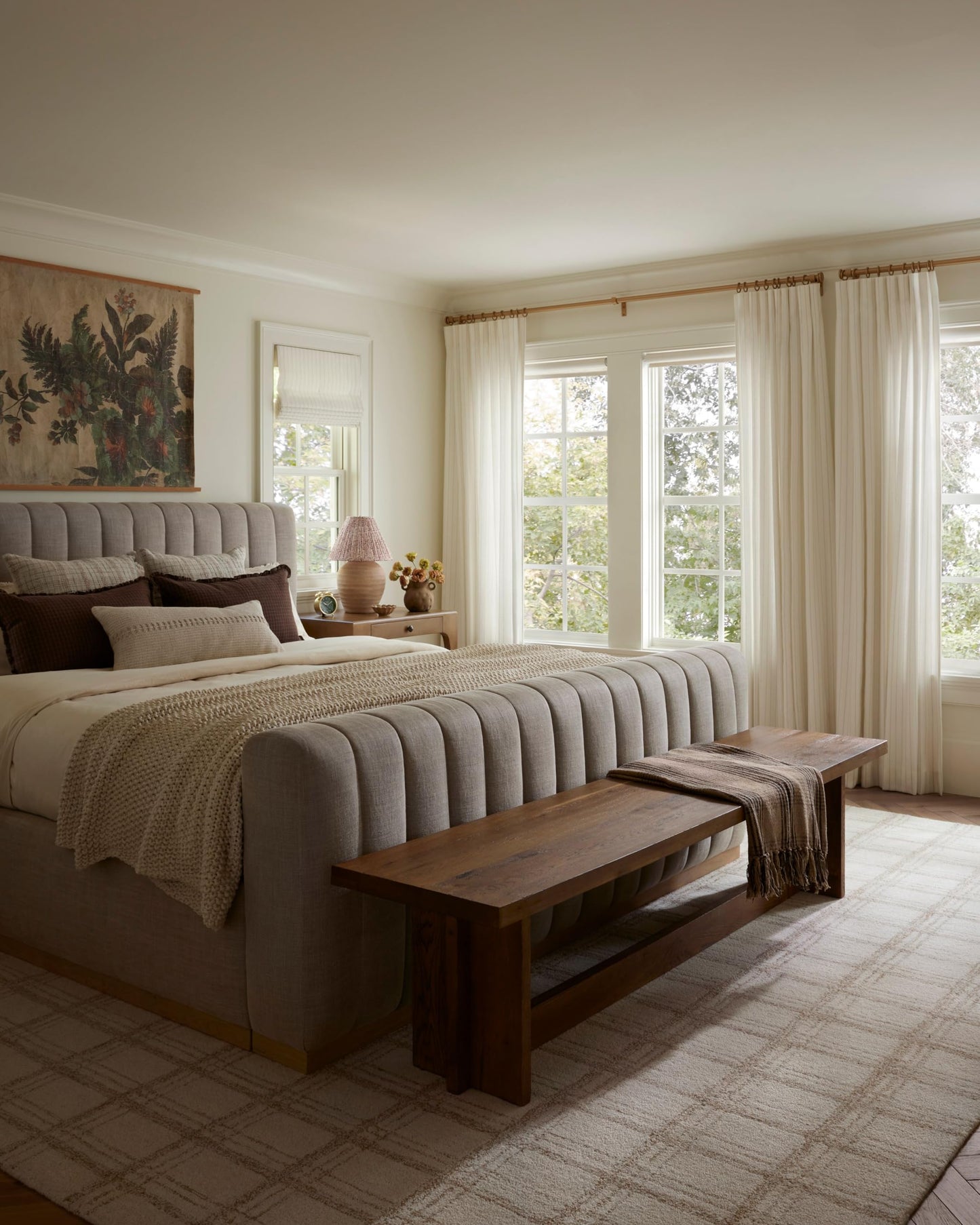 Loloi Chris Loves Julia Polly Collection POL-12 Cream/Sand 7'-9" x 9'-9" Area Rug