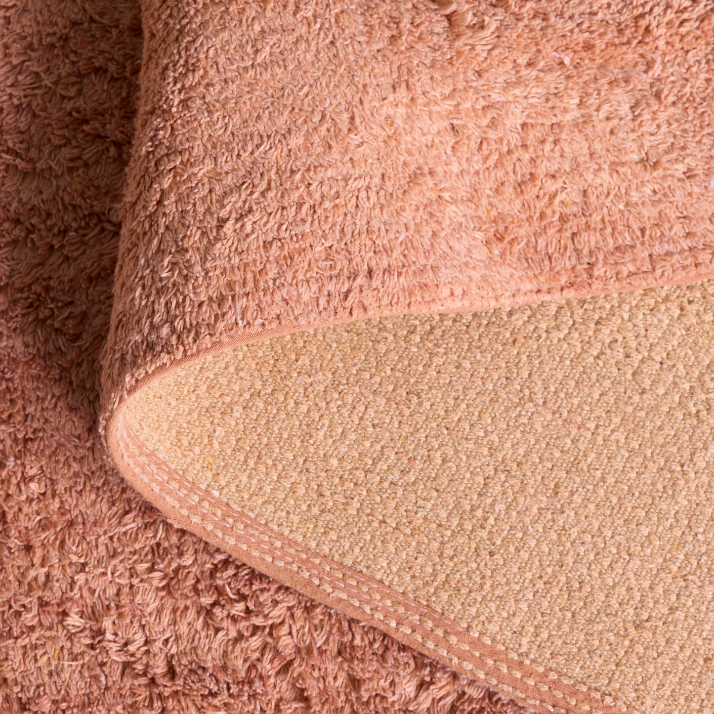 SAFAVIEH Washable Rug Easy Care Collection - 5' x 8', Rust, Handmade Cotton, Easy to Clean, Ideal for Living Room, Bedroom, Dining Space (ECR224P)
