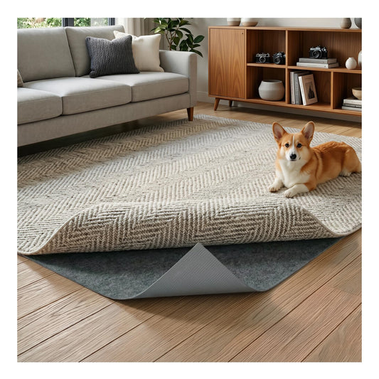 Comfypad - Felt Rug Pad, 2 x 6 Ft Rubber Non-Slip Rug Pad Gripper, Keep Rugs Secure and in Place, Extra Strong Under Carpet Mat Cushion - for All Floors