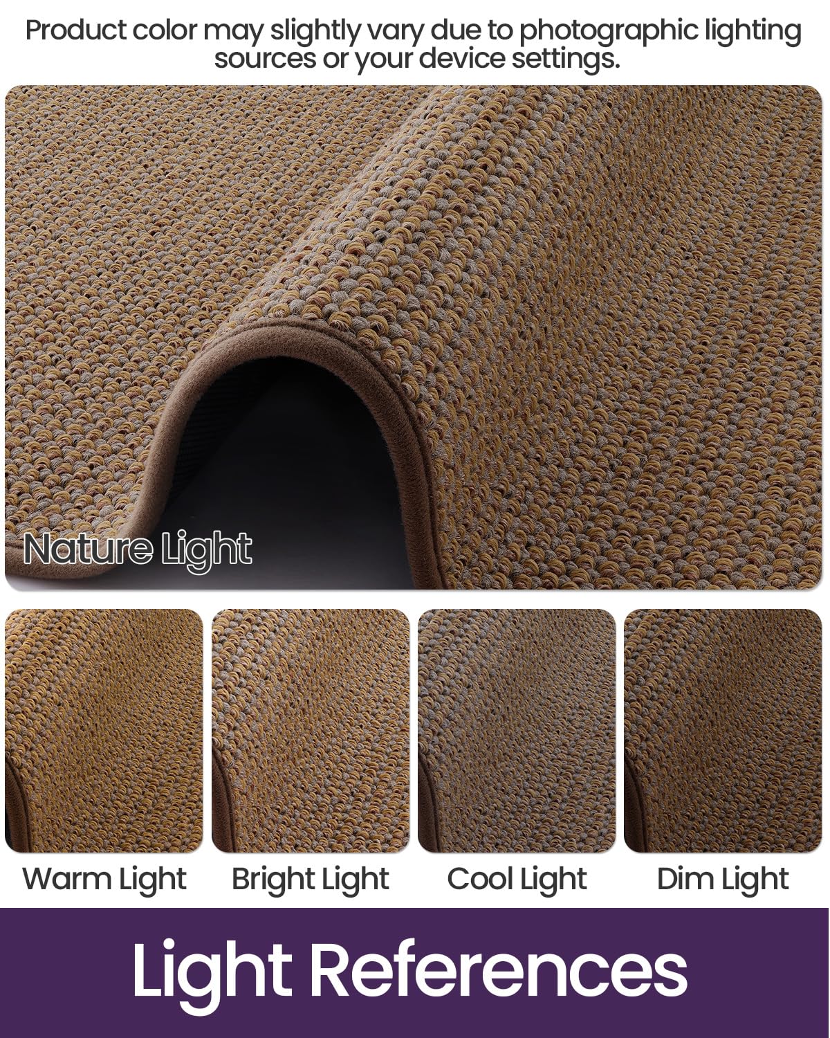 DEXI Indoor Door Mat Front Entrance, 24x36 Entryway Mats Inside Entry, Non Slip Washable Low Profile Doormat Dirt Trapper for House Floor Patio Backdoor, Beige