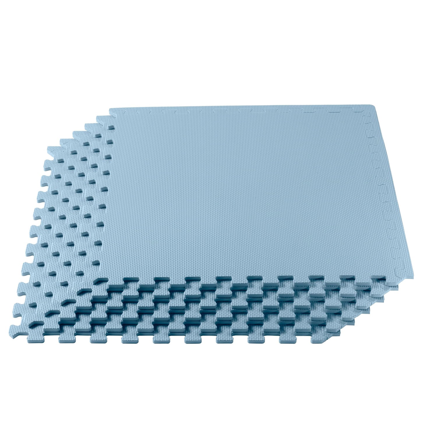 We Sell Mats 1/2-inch Multi-Purpose, Sky Blue, 100 Sq Ft (25 Tiles)