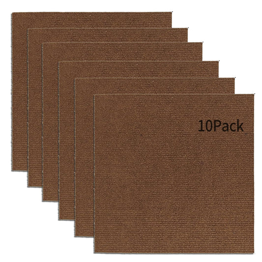 AKIVIDA Carpet Tiles Peel and Stick, 12”x 12” Non-Slip Self Adhesive Squares Carpet Floor Tile, 10Pcs DIY Reusable Waterproof Carpet for Gym Living Room Bedroom