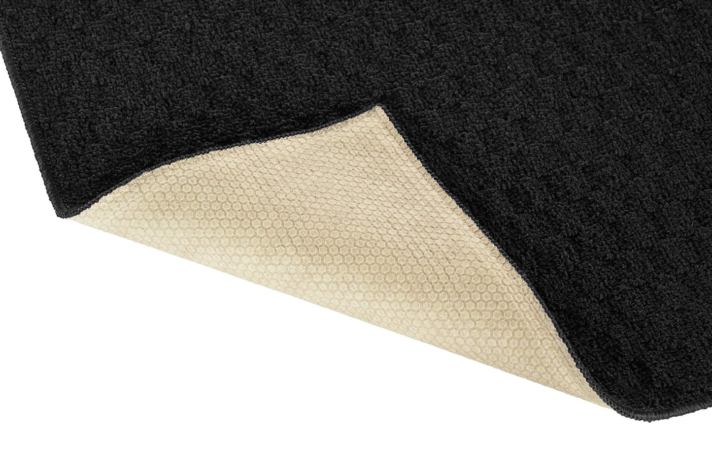 Garland Rug Town Square Black 8' x 10' Non Slip Area Rug for Living Rooms & Hallways, Stylish & Durable for High-Traffic Areas