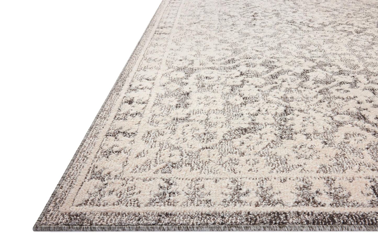 Loloi Magnolia Home by Joanna Gaines Gigi Collection GIG-01 Grey/Ivory 9'-2" x 13' Area Rug