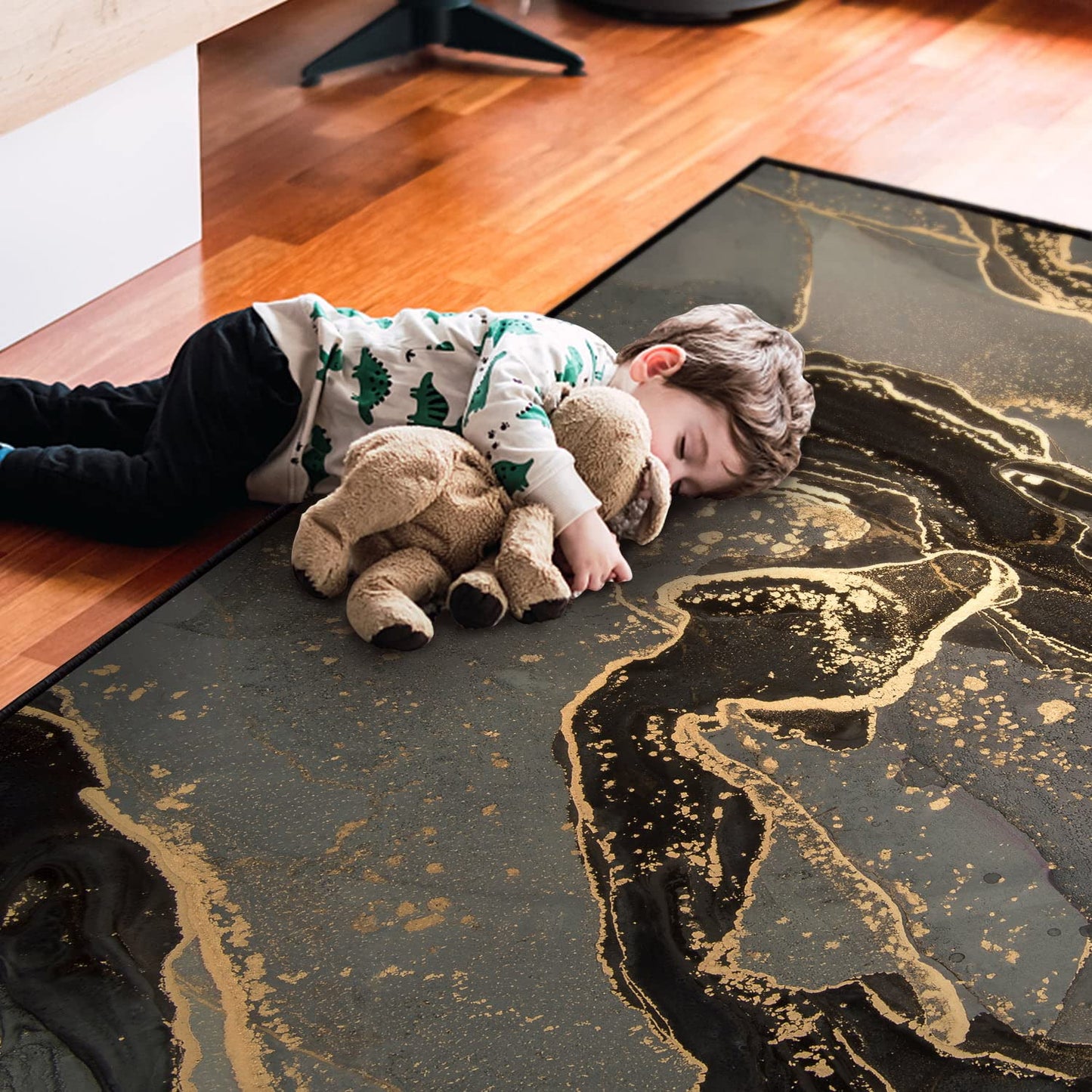 Modern Abstract Small Area Rug - 2x3 Door Mat Small Entryway Rug Luxury Modern Abstract Marble Texture Bath Mat, Non-Slip Washable Low-Pile Carpet for Bathroom Kitchen Laundry Room Decor (Brown)