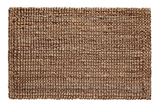 Croft&Cane Handspun Jute Area Rug – Premium Handwoven Reversible Chunky Textured Natural Rug - Tan Beige Neutral Accent Carpet for Rustic Farmhouse Décor, Entryway, Bedroom, Family Room - 24x36 inches