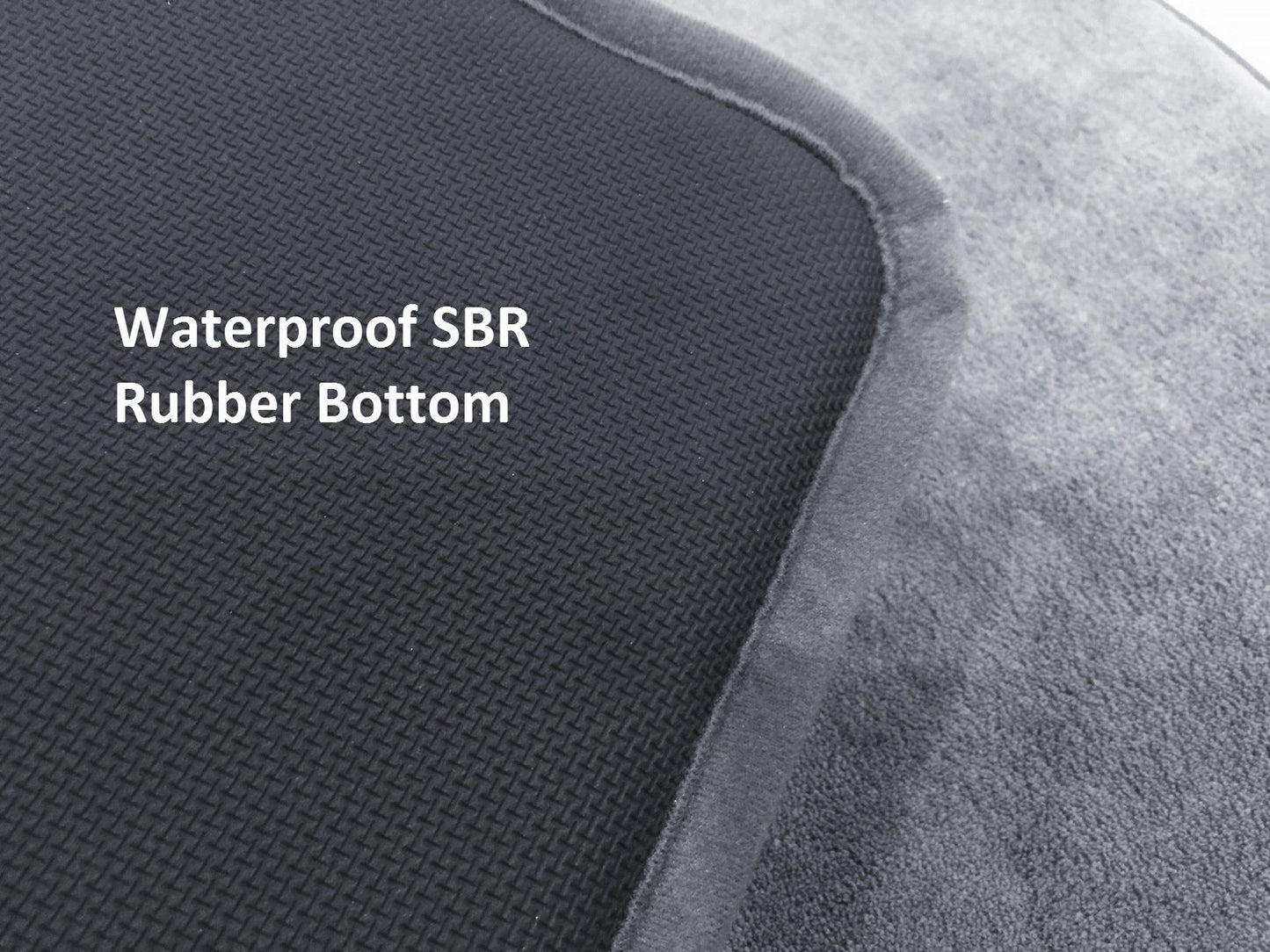 Dogbed4less Luxury Extra Large Gel-Infused Memory Foam Dog Bed Mat Pillow Topper, Fit XL 48"X30" Crate, Waterproof Non Slip Bottom, Grey