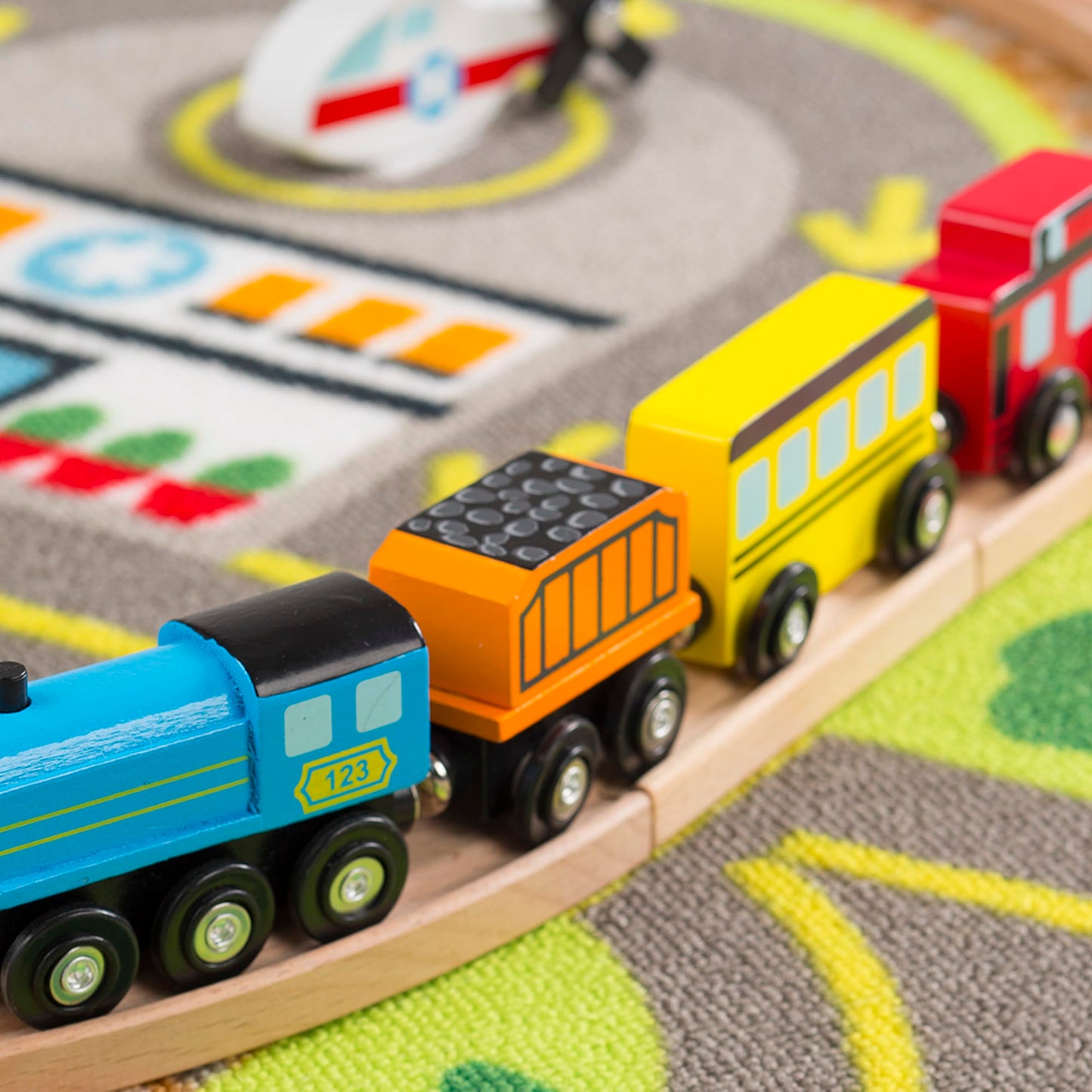Melissa & Doug Deluxe Multi Vehicle Activity Rug (SIOC)