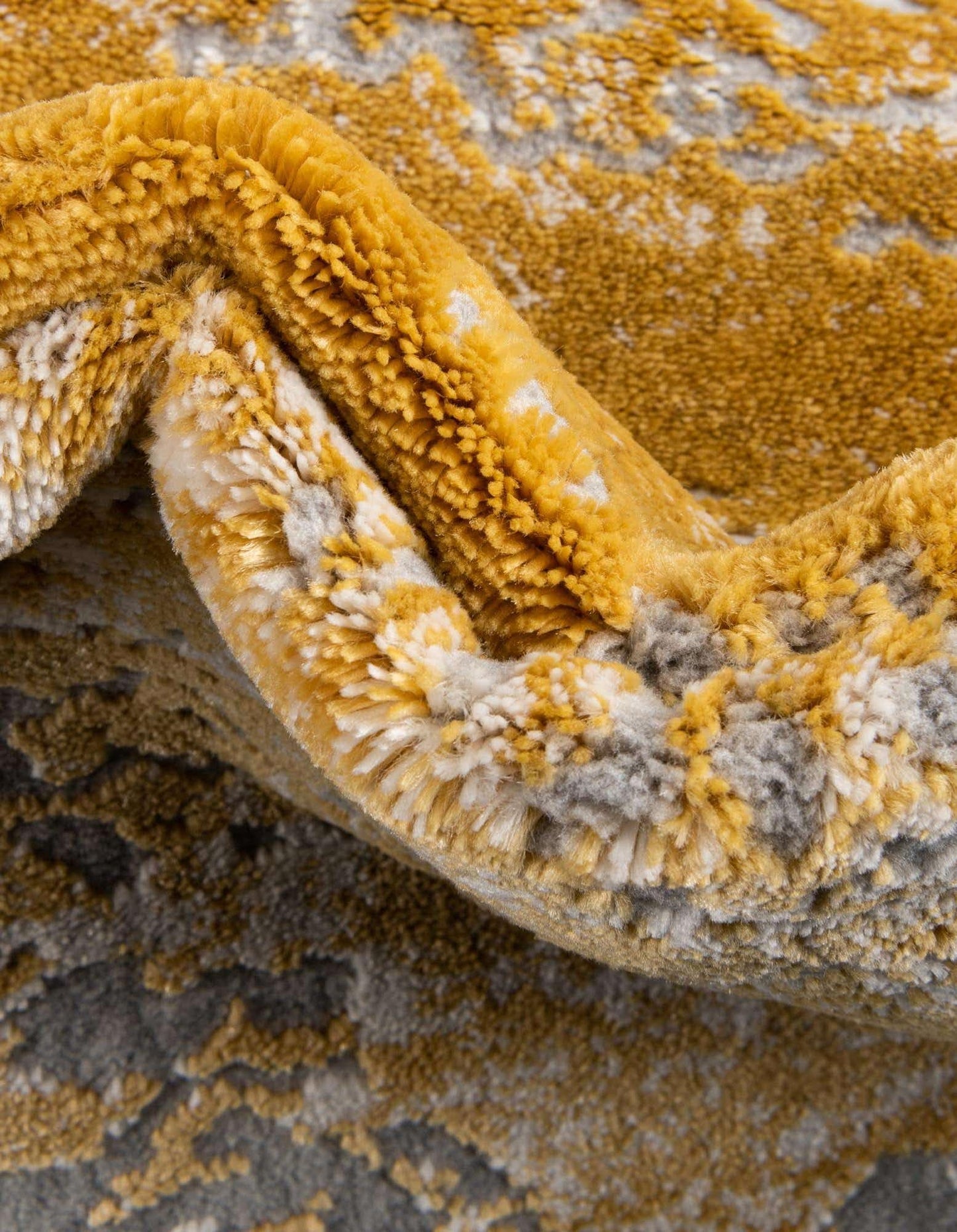 Unique Loom Finsbury Collection Area Rug - Elizabeth (2' x 3' 1" Rectangle, Yellow/ Ivory)