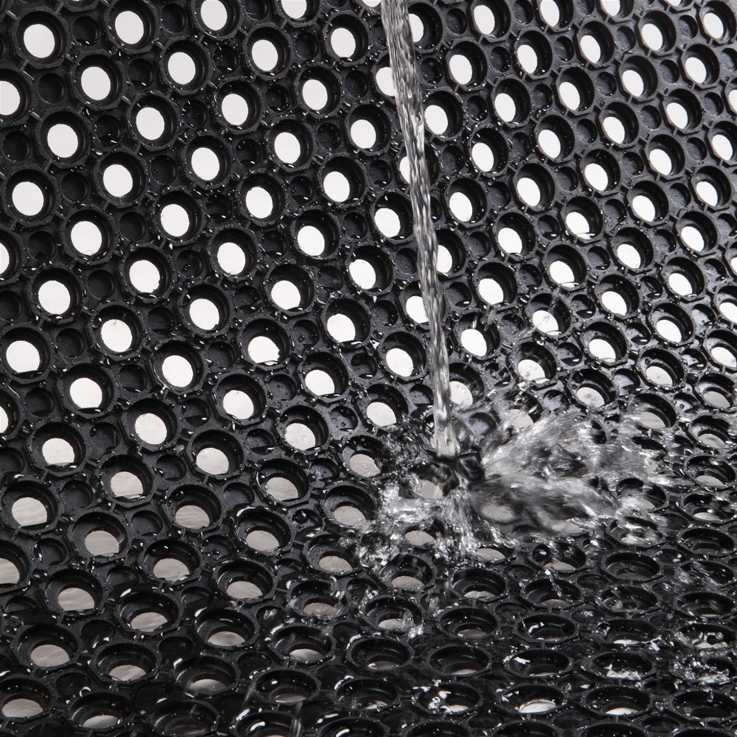 Lovinland Large Rubber Doormat for Outside - 60 x 35 Heavy Duty Outdoor Drainage Mat with Holes - Anti Slip Floor Mat for Commercial Kitchen, Pool, Restaurant, Garage, Bar, Entrance, Wet Area, Garden