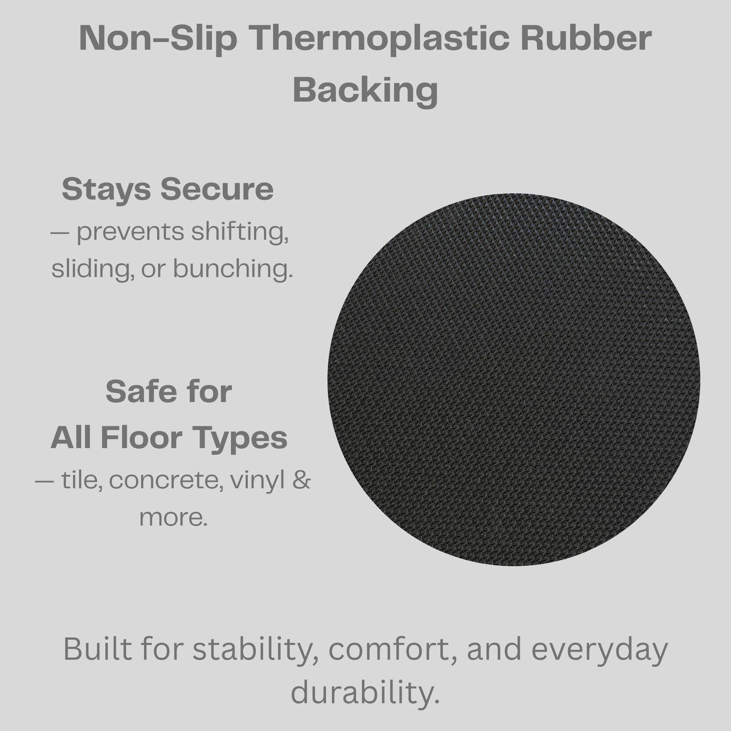iCustomRug Entryway Mat, 3 x 14ft, Black, Indoor/Outdoor, Waterproof TPR Backing, Low-Profile All-Weather Utility Carpet