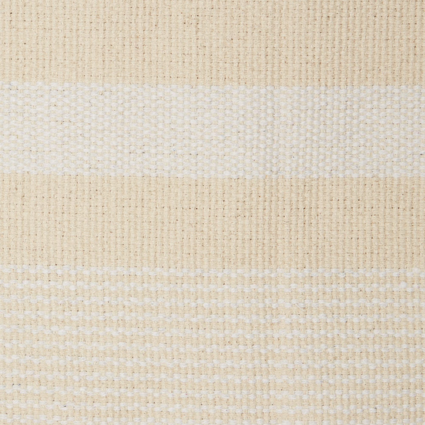 DII Woven Rag Rug Collection Recycled Yarn Cabana Stripe, 2x3', Natural
