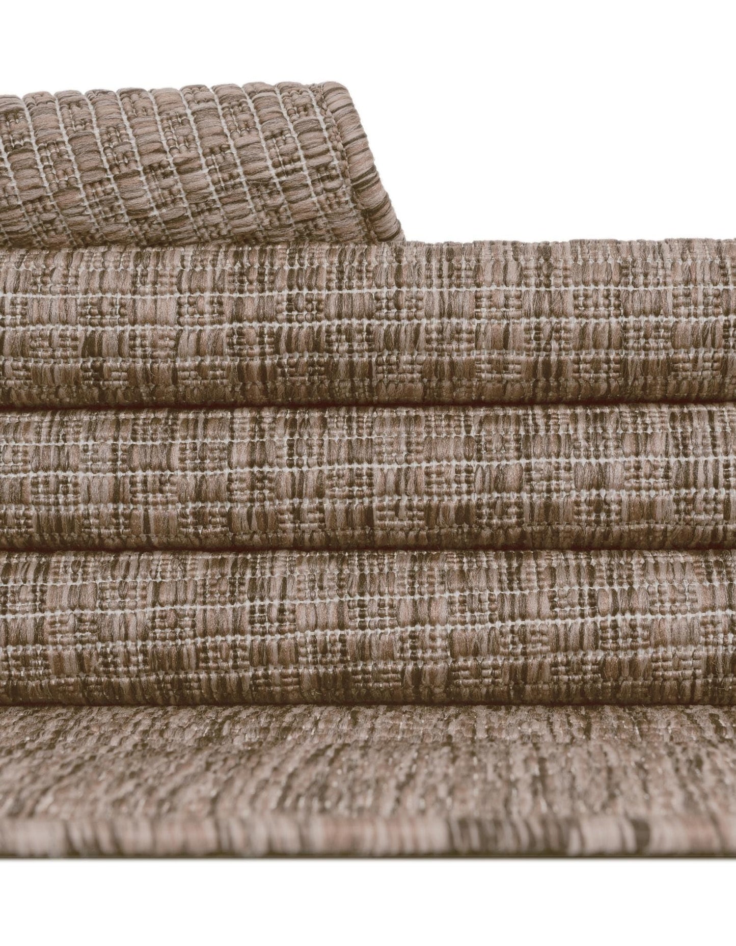 Rugs.com - Outdoor Solid Rug – 10' x 14' 1 Light Brown Indoor/Outdoor Rug – Durable for Patios, Decks, and Porches