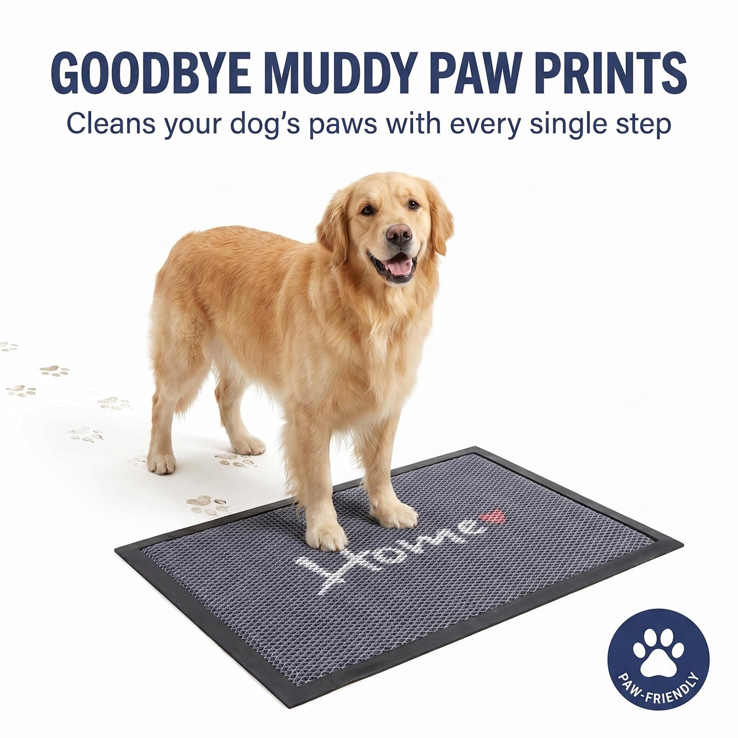 Muddy Mat® Meshy Mat™ Door Mat Heavy-Duty Quick-Dry Floor Mat, Sand & Dirt Trapper for Indoor & Outdoor, Ideal for Entrance, Mudrooms,Patios & Garages,Low-Profile,Non-Slip,Washable– Home 16"x24"x0.4"