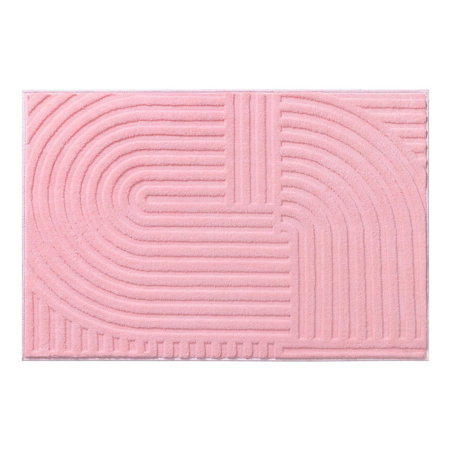 Pauwer Pink Area Rug for Girls Bedroom 2x3 Soft Fluffy Non Slip Machine Washable Rugs Arch Modern Indoor Mat Fuzzy Floor Carpet for Kids Nursery Living Room Dorm Playroom Dining Baby Home Decor