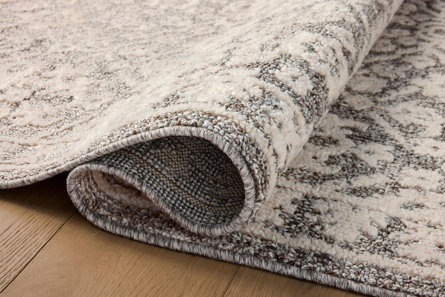 Loloi Magnolia Home by Joanna Gaines Gigi Collection GIG-01 Grey/Ivory 9'-2" x 13' Area Rug