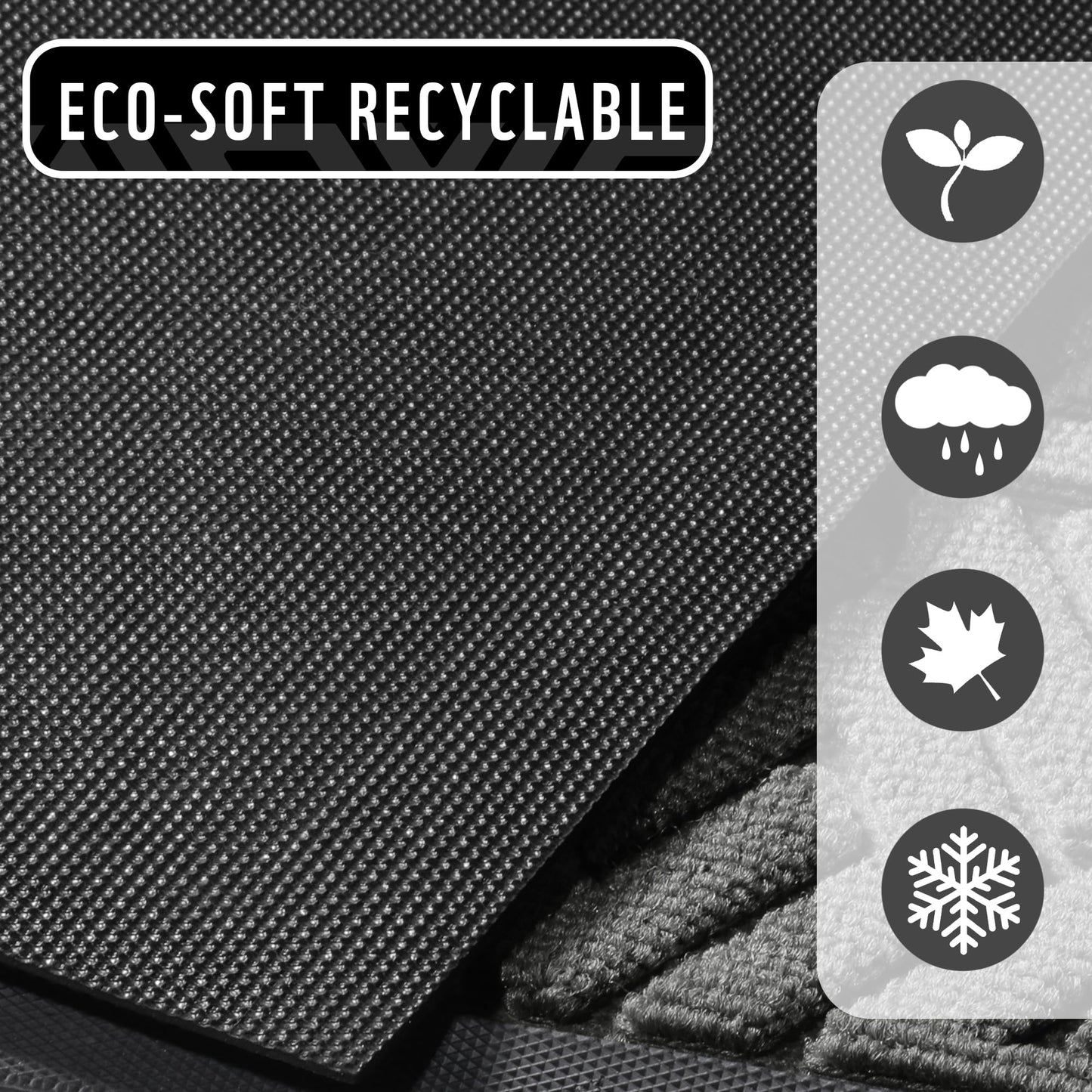 Yimobra Doormat Outdoor Entrance 29.5x17, All-Weather Waterproof Outdoor Mats for Front Door, Non Slip Welcome Door Mat for Patio Proch Outside Entryway Indoor, Gray