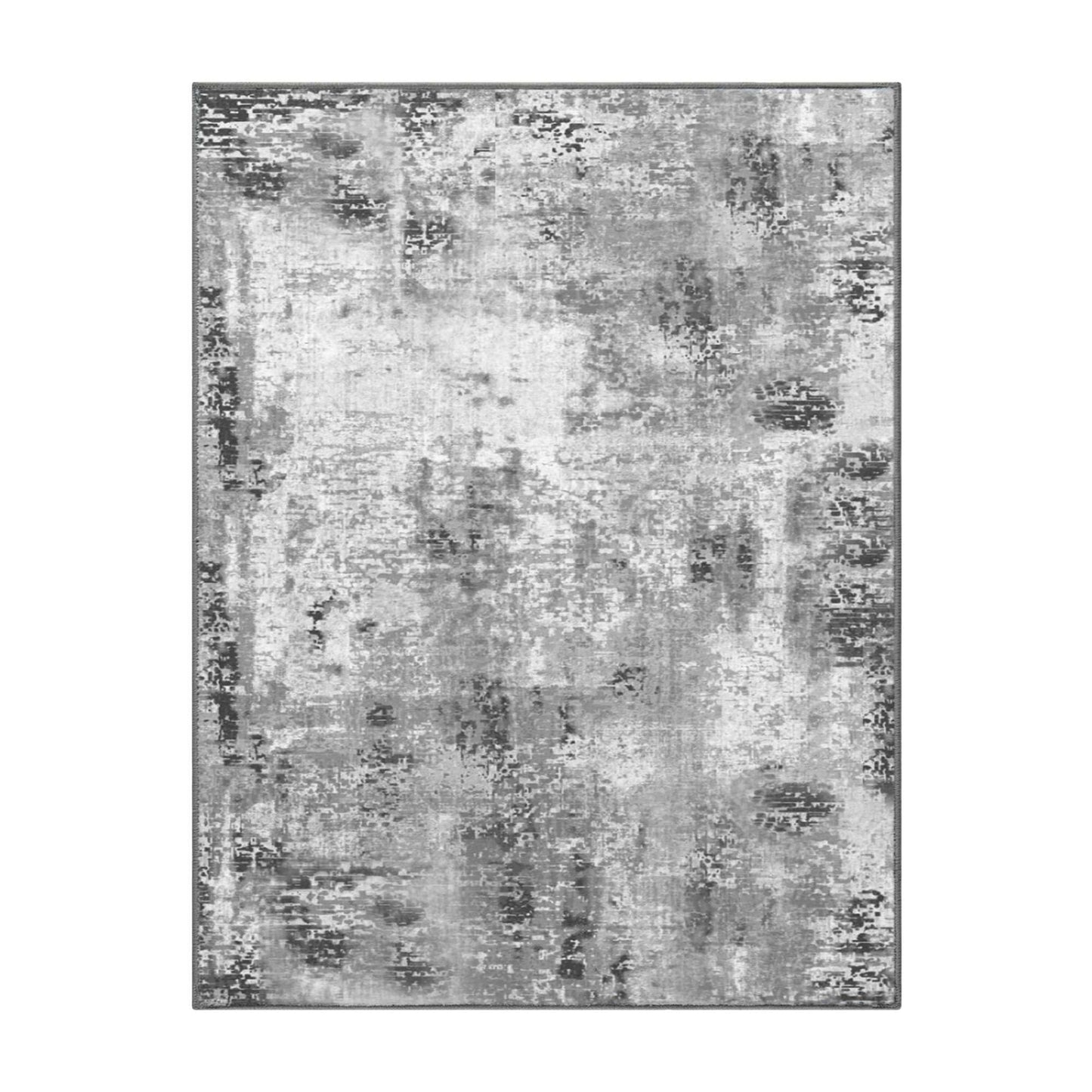 Entrance Rugs Indoor 2x3 Grey Entry Rug Washable Abstract Small Area Rug Non-Slip Low Pile Throw Rugs for Entryway, Kitchen Floor, Front Door Indoor Door Mat, Bathroom, Bedroom Bedside