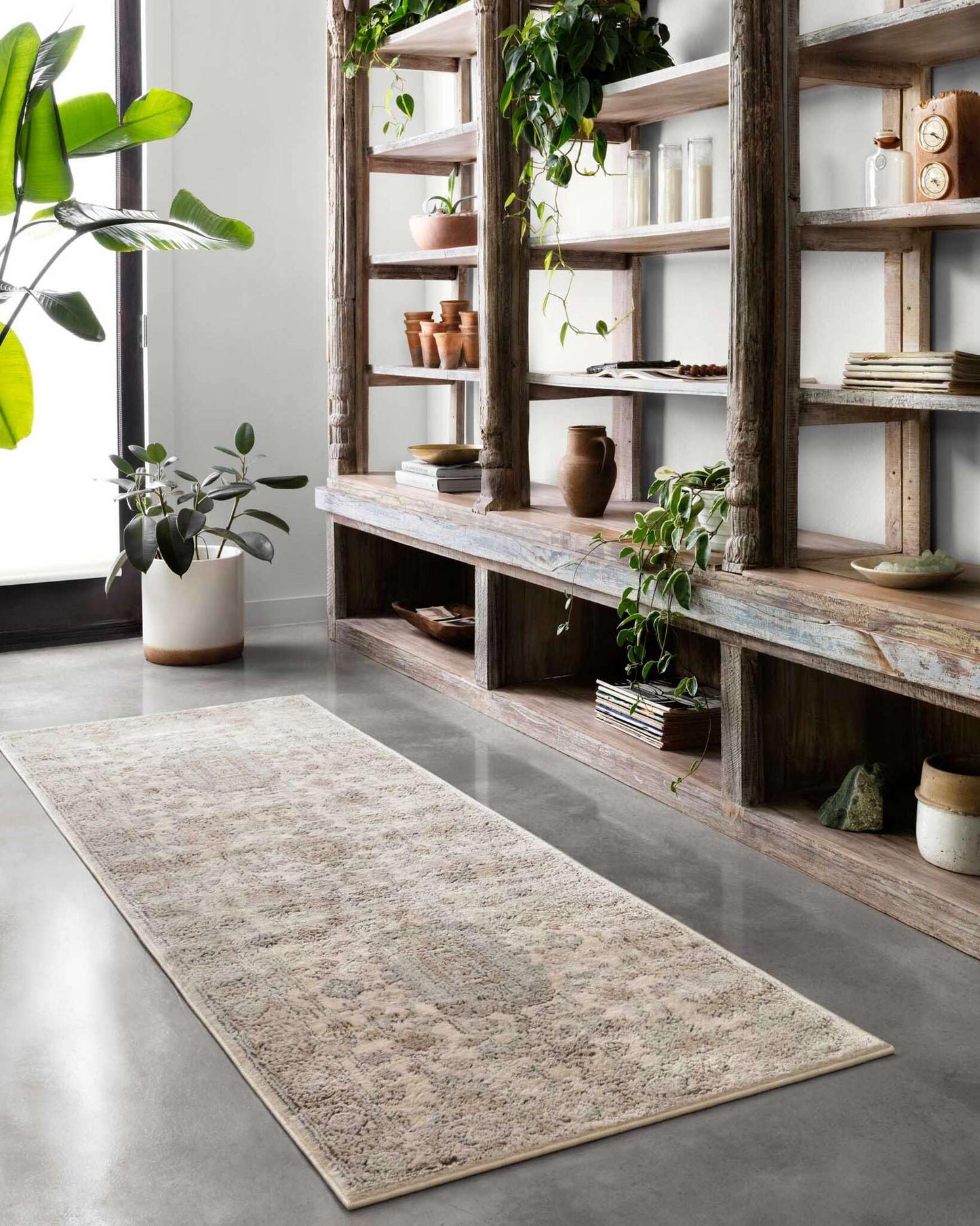 Loloi II Teagan Collection TEA-03 Ivory/Sand 9'-9" x 13'-6", .25" Thick, Area Rug, Soft, Durable, Neutral, Woven, Low Pile, Non-Shedding, Easy Clean, Living Room Rug