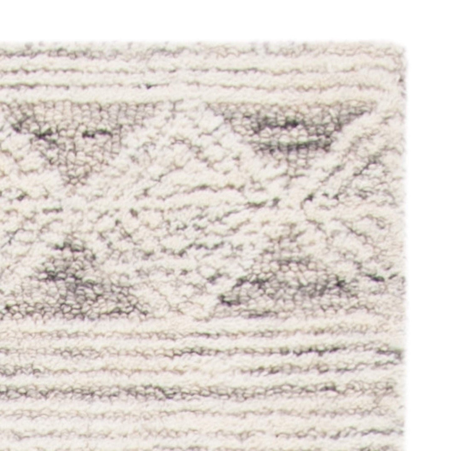 SAFAVIEH Abstract Collection 6' Round Ivory/Grey ABT349F Handmade Premium Wool Area Rug