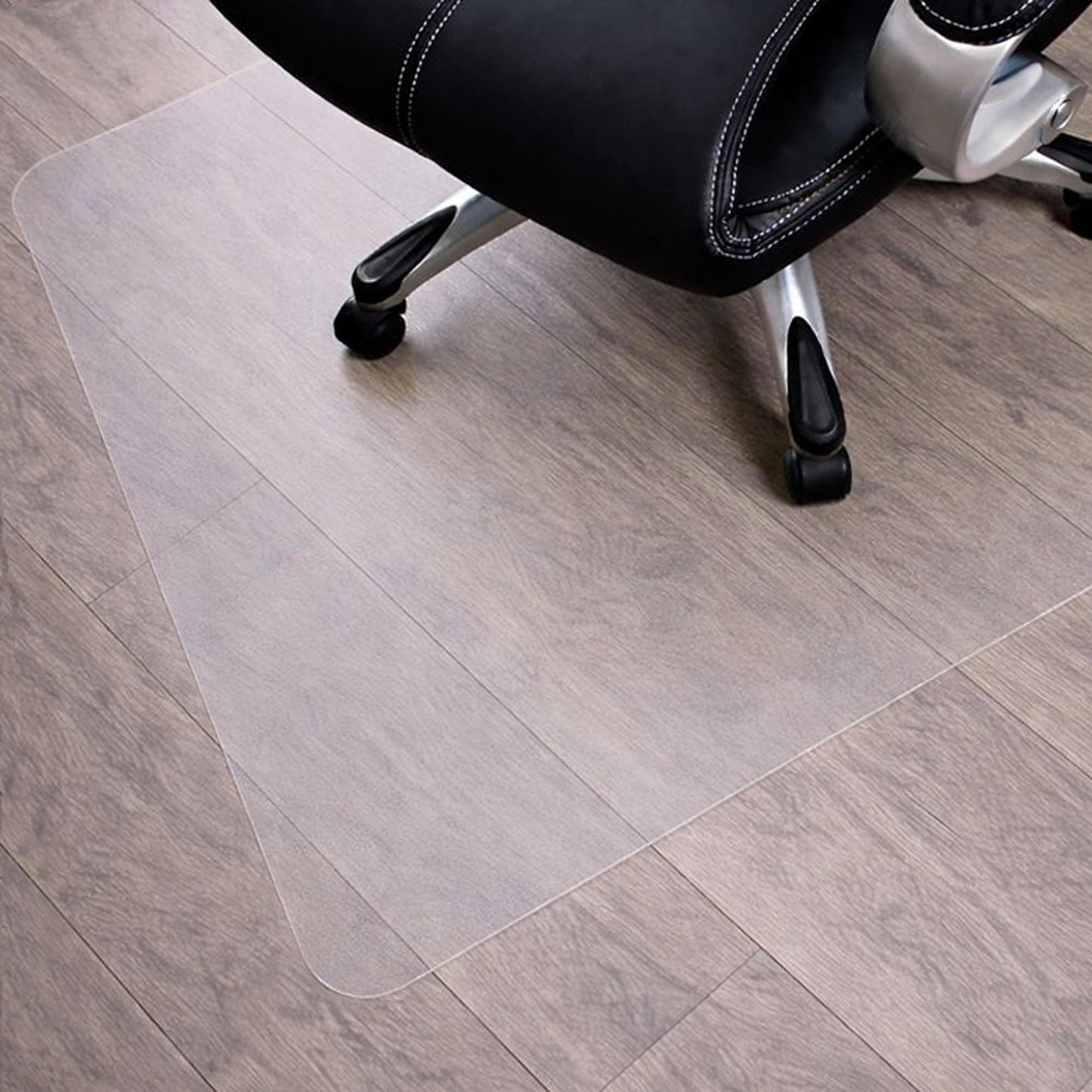 Marvelux Heavy Duty Polycarbonate Office Chair Mat for Hardwood Floors 48" x 60" | Transparent Hard Floor Protector, Rectangular | Multiple Sizes