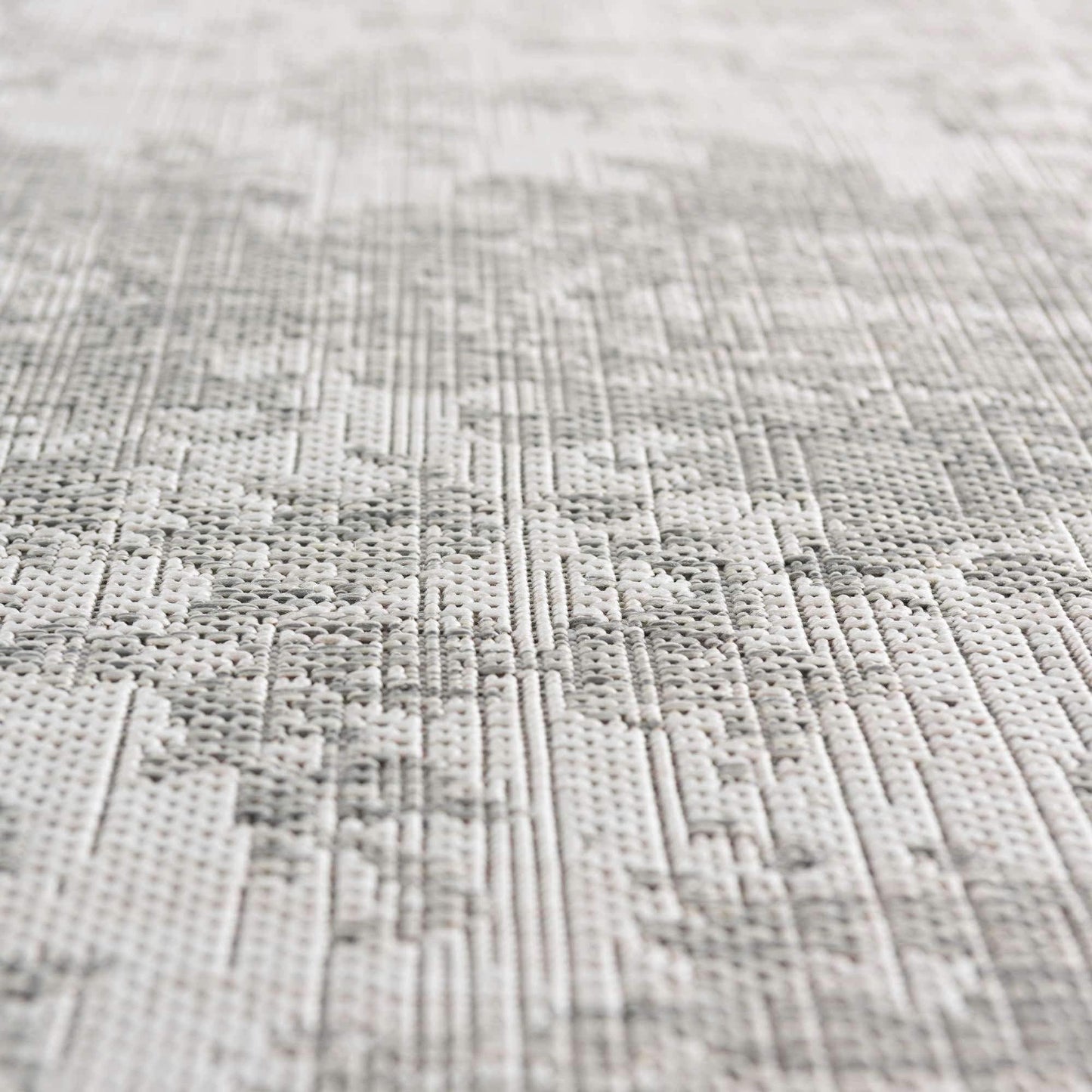 Unique Loom Outdoor Collection Area Rug - Dubai (3' 3" x 5' 3" Rectangle, Gray/ Ivory)