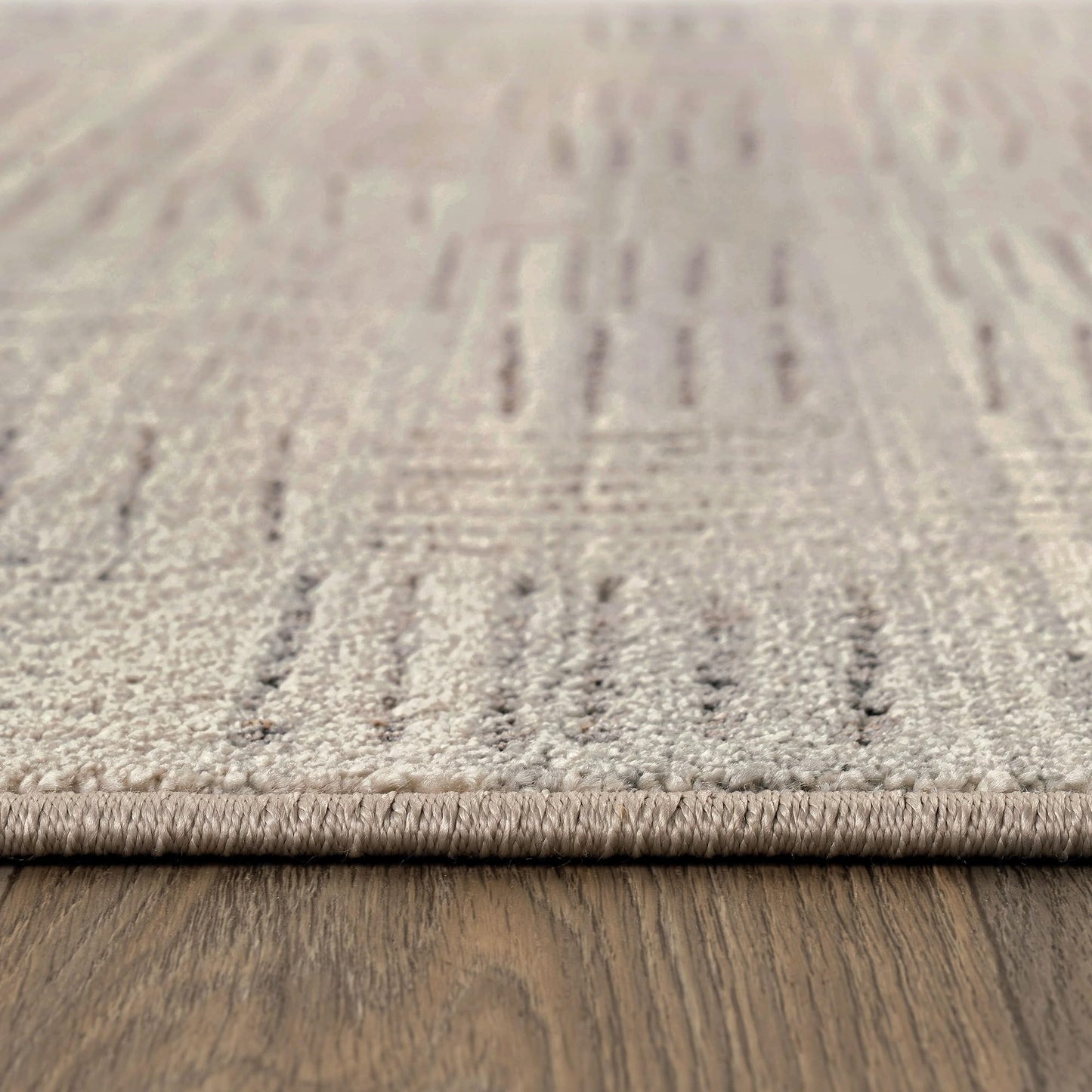 Rugshop Textured High-Low Indoor Runner Rug, Neutral Sandstone Design, Jute Backing, Hallway Entryway Kitchen Rug, Easy-Care Spot Clean, 2' 3" x 12' Beige