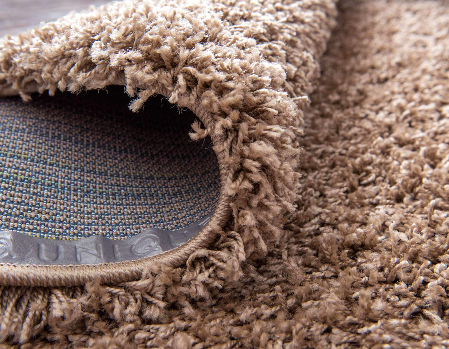 Unique Loom Solid Shag Collection Area Rug (3' 1" x 5' 3" Rectangle, Sandy Brown)