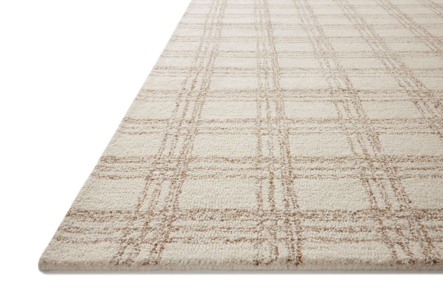 Loloi Chris Loves Julia Polly Collection POL-12 Cream/Sand 7'-9" x 9'-9" Area Rug