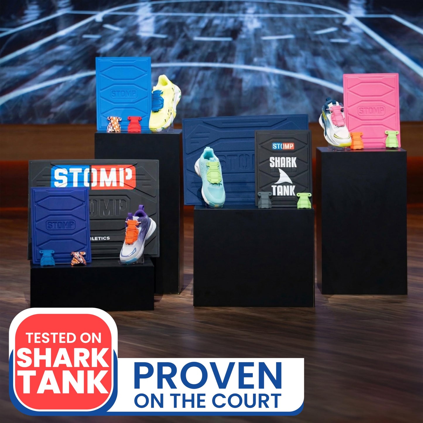 STOMP Athletics Mini Traction Mat - As Seen on Shark Tank, Black