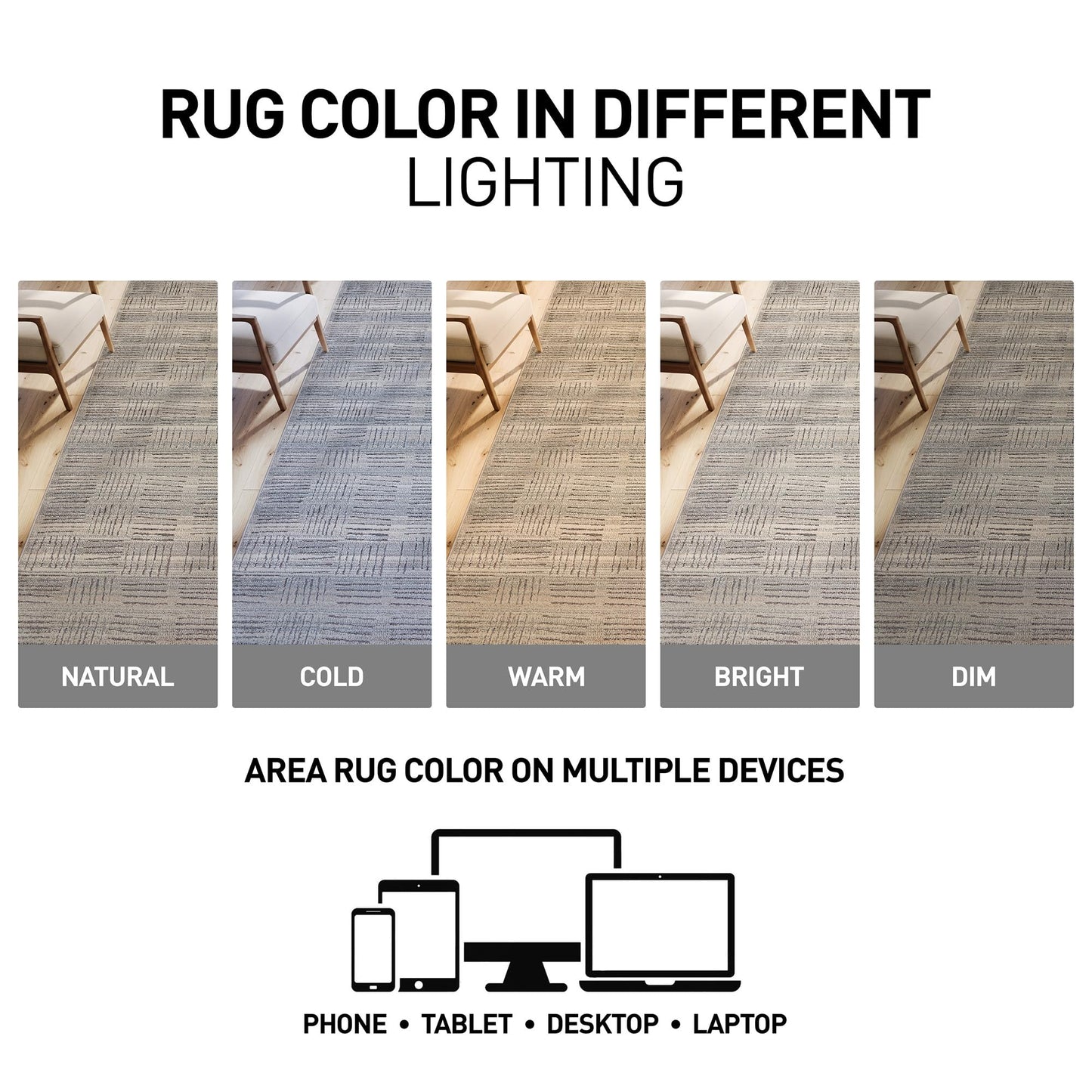 Rugshop Textured High-Low Indoor Runner Rug, Neutral Sandstone Design, Jute Backing, Hallway Entryway Kitchen Rug, Easy-Care Spot Clean, 2' 3" x 12' Beige