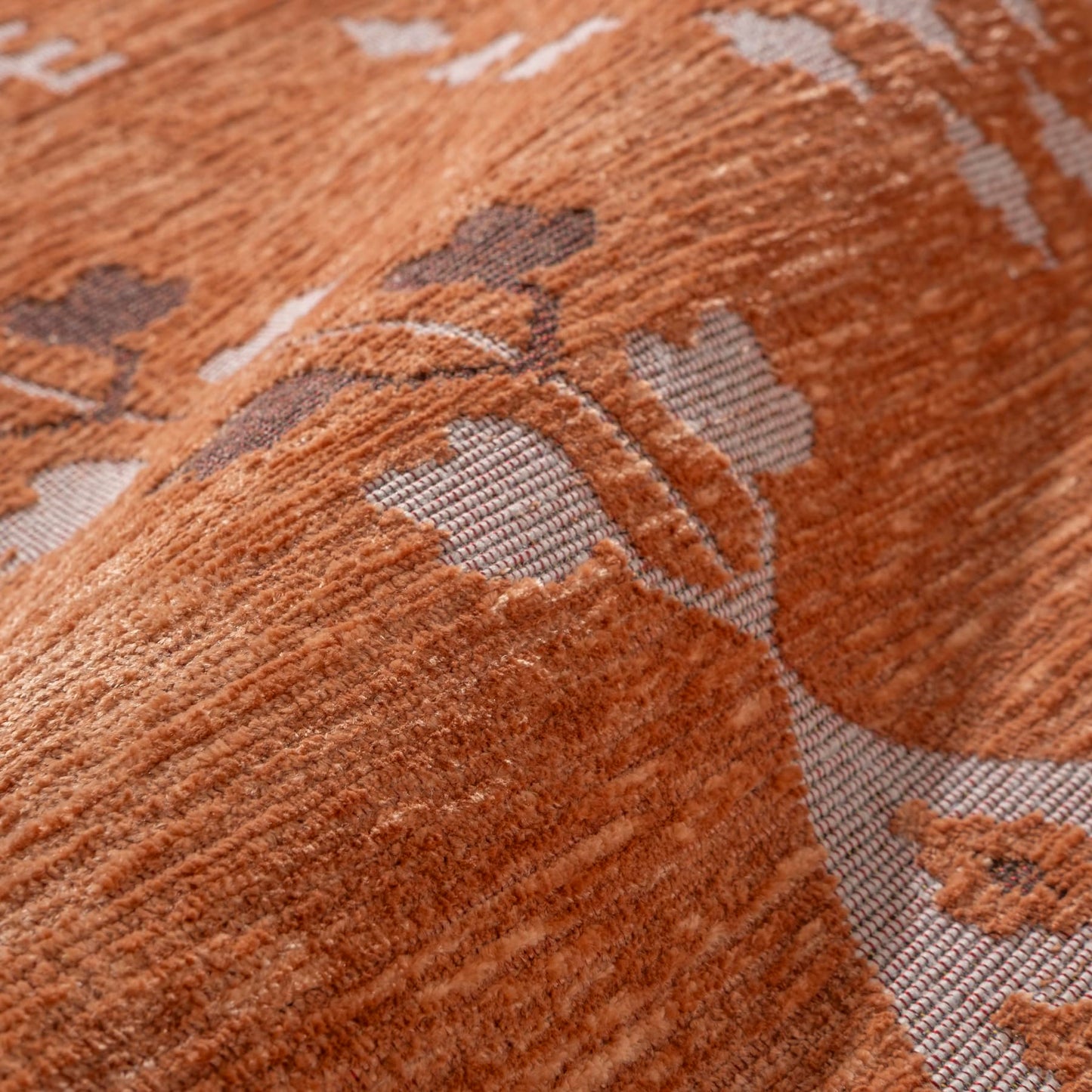 Revival Rugs Garland 5'x8' Washable Area Rug for Living Room Bedroom Dining Room - Oeko-TEX Certified, Peach