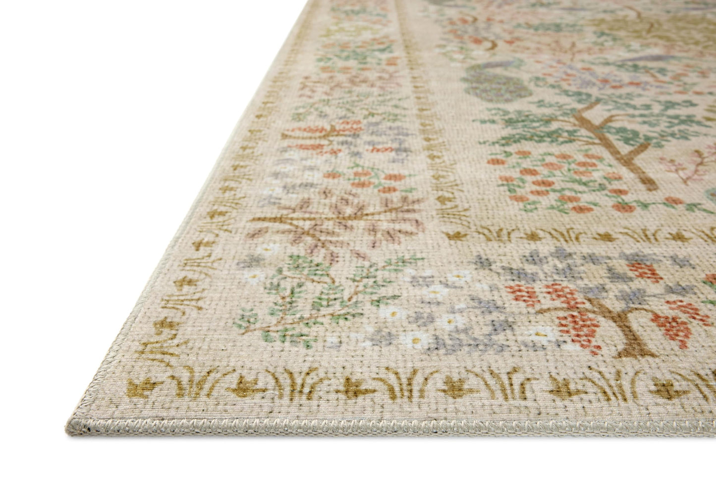 Loloi Rifle Paper Co. Canopy Collection CNP-05 Ivory 7'-6" x 9'-6" Area Rug