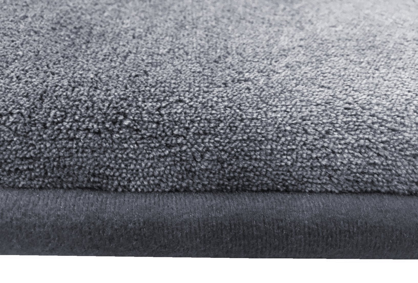 Thick Comfort Micro Plush Fleece Gray Luxurious Soft Memory Foam Waterproof Anti Slip Rug Pad Mat for Homes, Kitchen, Baths, bedrooms, Pets, Activities. (42"x28"x1.1")