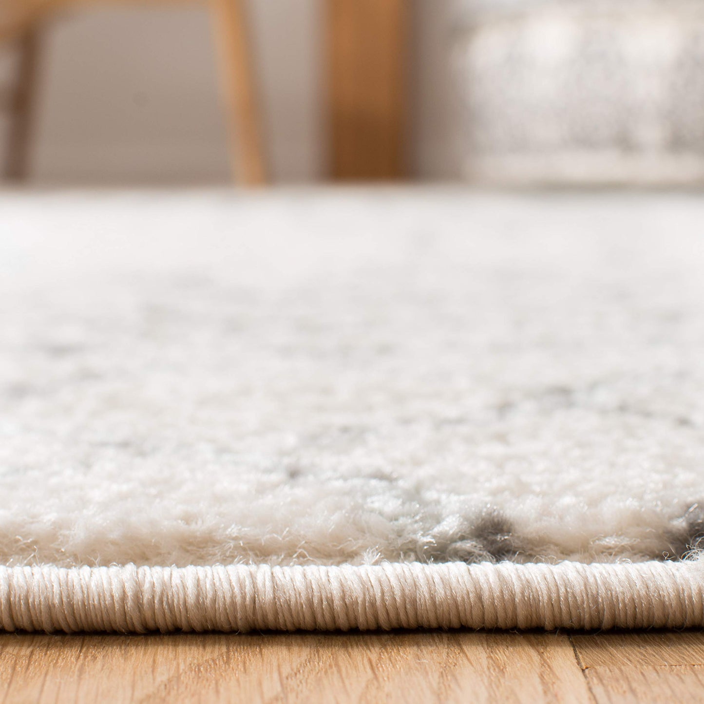 SAFAVIEH Area Rug 10x13 - Tulum Collection - Large - Ivory & Grey, Moroccan Boho Distressed Design, Non-Shedding & Easy to Clean, Ideal for Living Room, Bedroom, Dining Space (TUL270A)