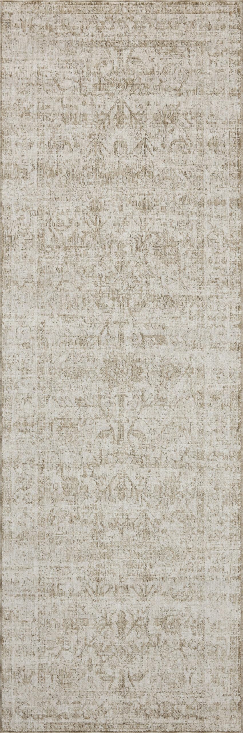 Loloi Amber Lewis Honora Collection HON-01 Ivory/Natural 6'-7" x 9'-2" Area Rug