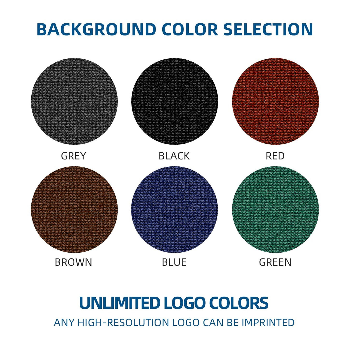 NCBUSWY Custom Personalized Commercial Rugs with Any Logo Text Size Color