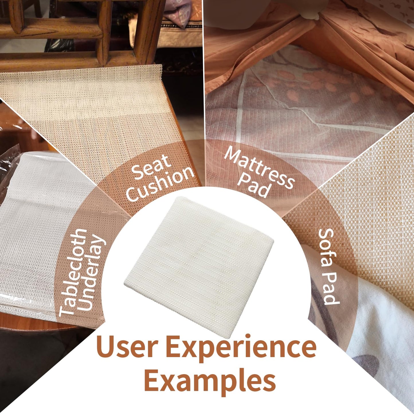 78.7×78.7 Table Padding Under Tablecloth, Non Slip Tablecloth Underlay with Mesh, Keep Tablecloths from Sliding, Anti Slip Rug Pad for Carpet Grippers, Rug Gripper for Tile Floors, Drawer Liner