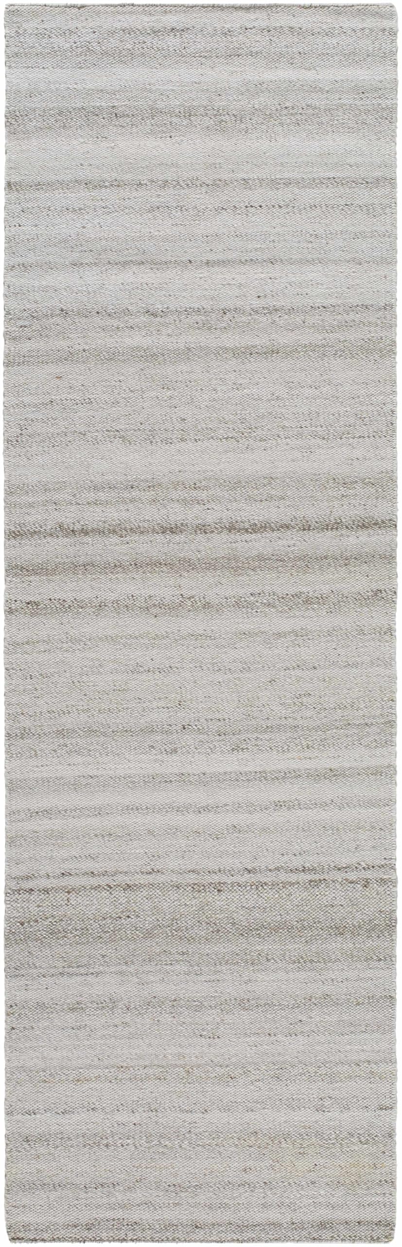 Hauteloom Amrit Recycled Material Living Room, Bedroom Area Rug - Contemporary - Light Gray, Cloud Gray, Multi Brown - 2' x 3'