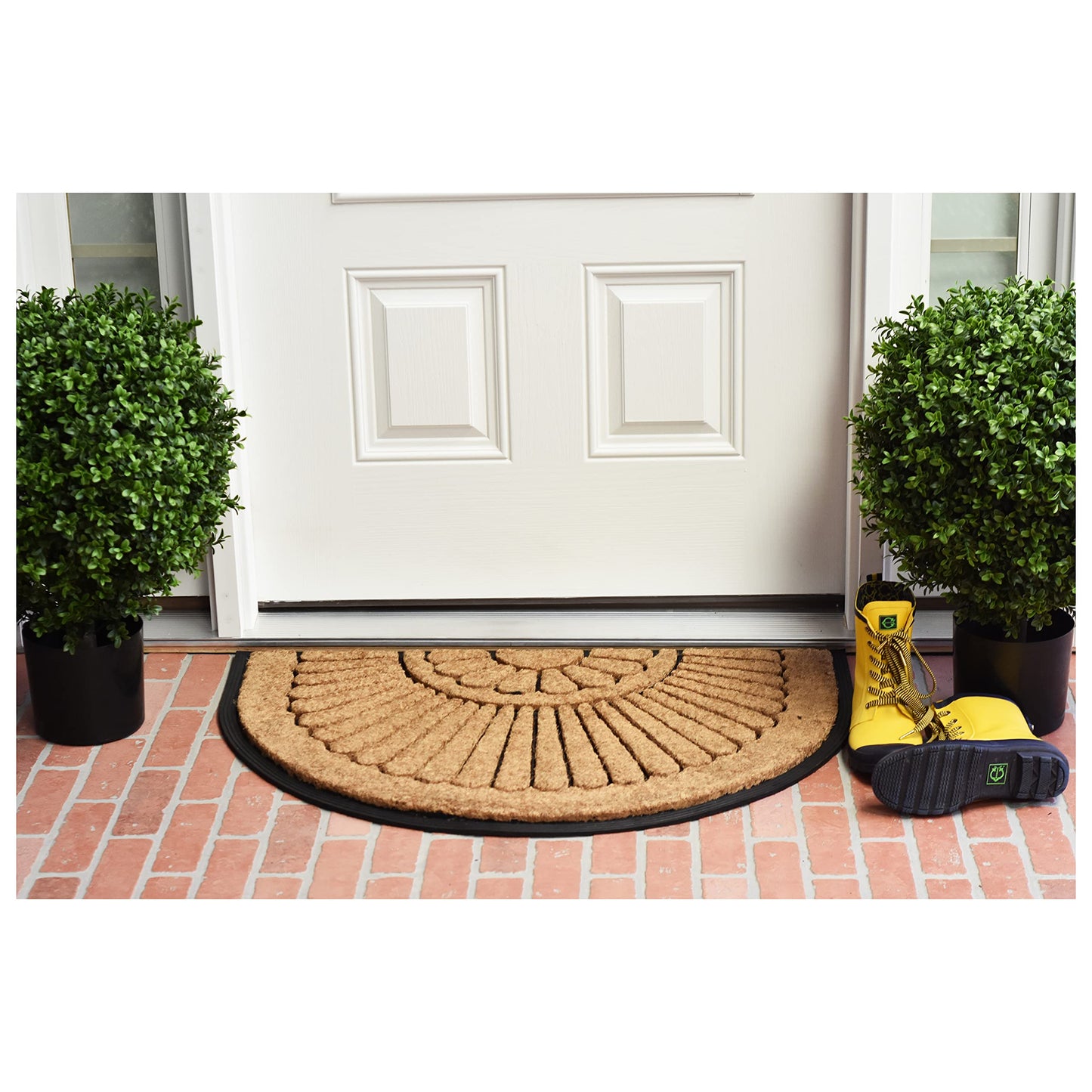 Calloway Mills Shell Coir and Rubber Heavy-Duty Over-Sized Doormat (30 x 48)
